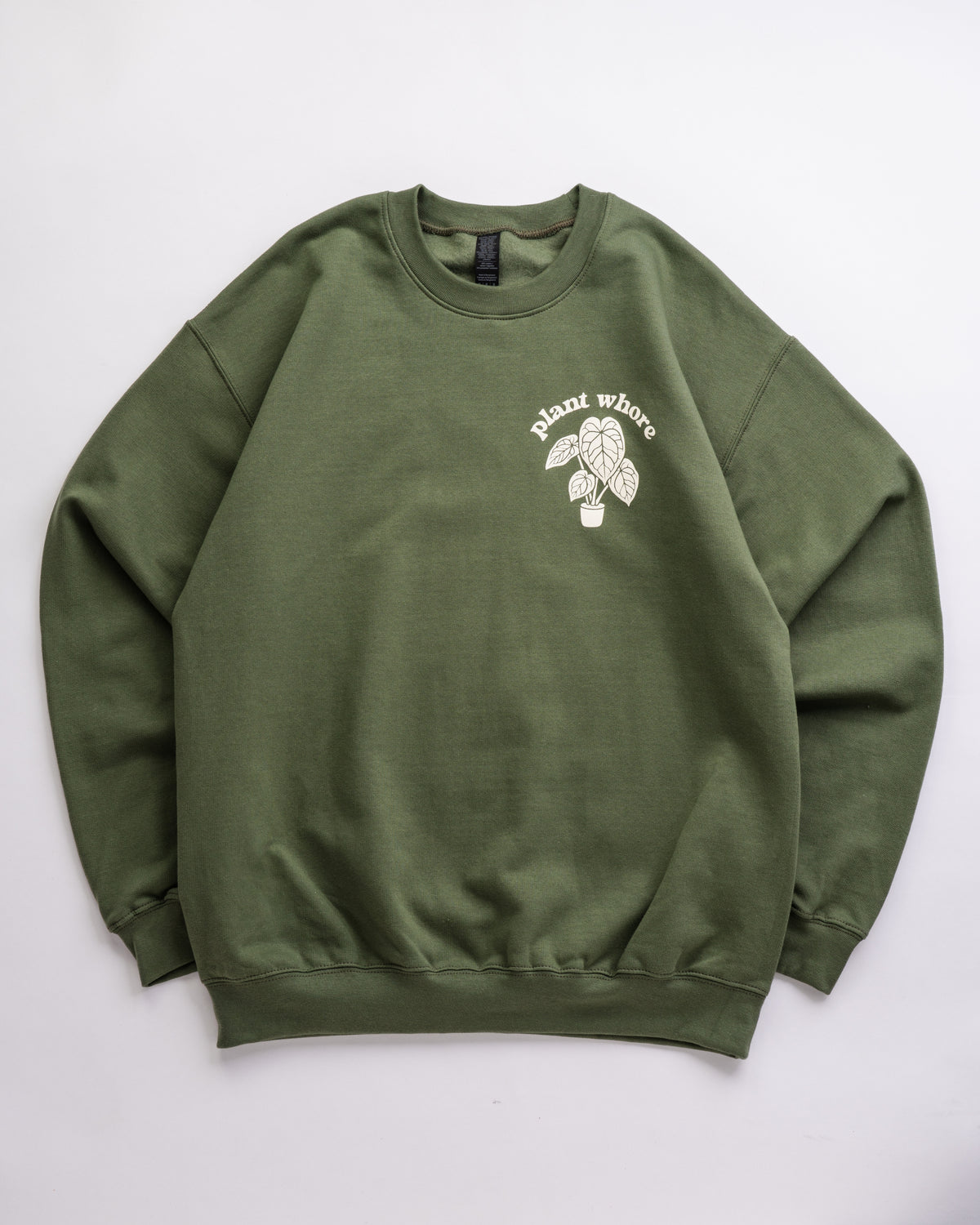 philodendron plant whore crewneck